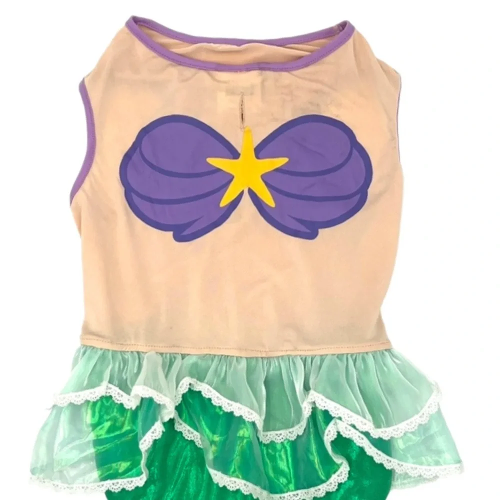 Dog Disney Ariel Little Mermaid Halloween Pet Costume Cute Dog Outfit Medium